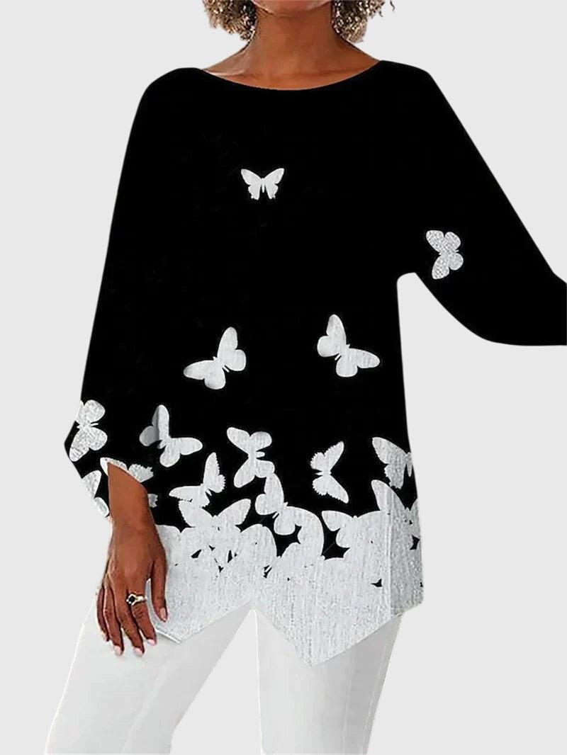 Sandy | Women’s Sequin Butterfly Top