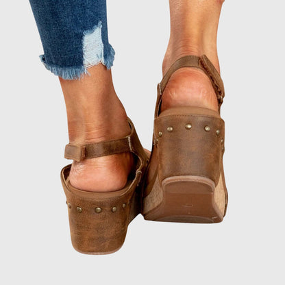 Marla | Women’s Orthopedic Cutout Wedge Sandals
