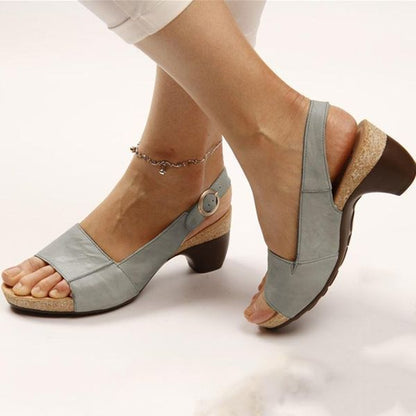 Jenna | Women’s Block Heel Slingback Sandals