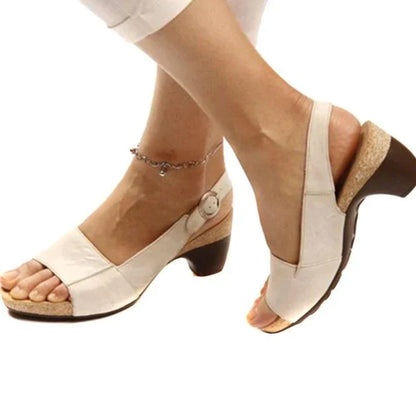 Jenna | Women’s Block Heel Slingback Sandals