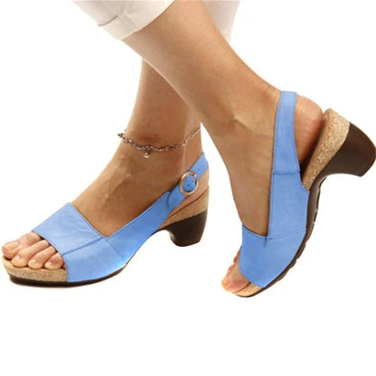 Jenna | Women’s Block Heel Slingback Sandals