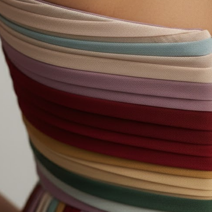 Nora | Women’s Strapless Pleated Maxi Dress