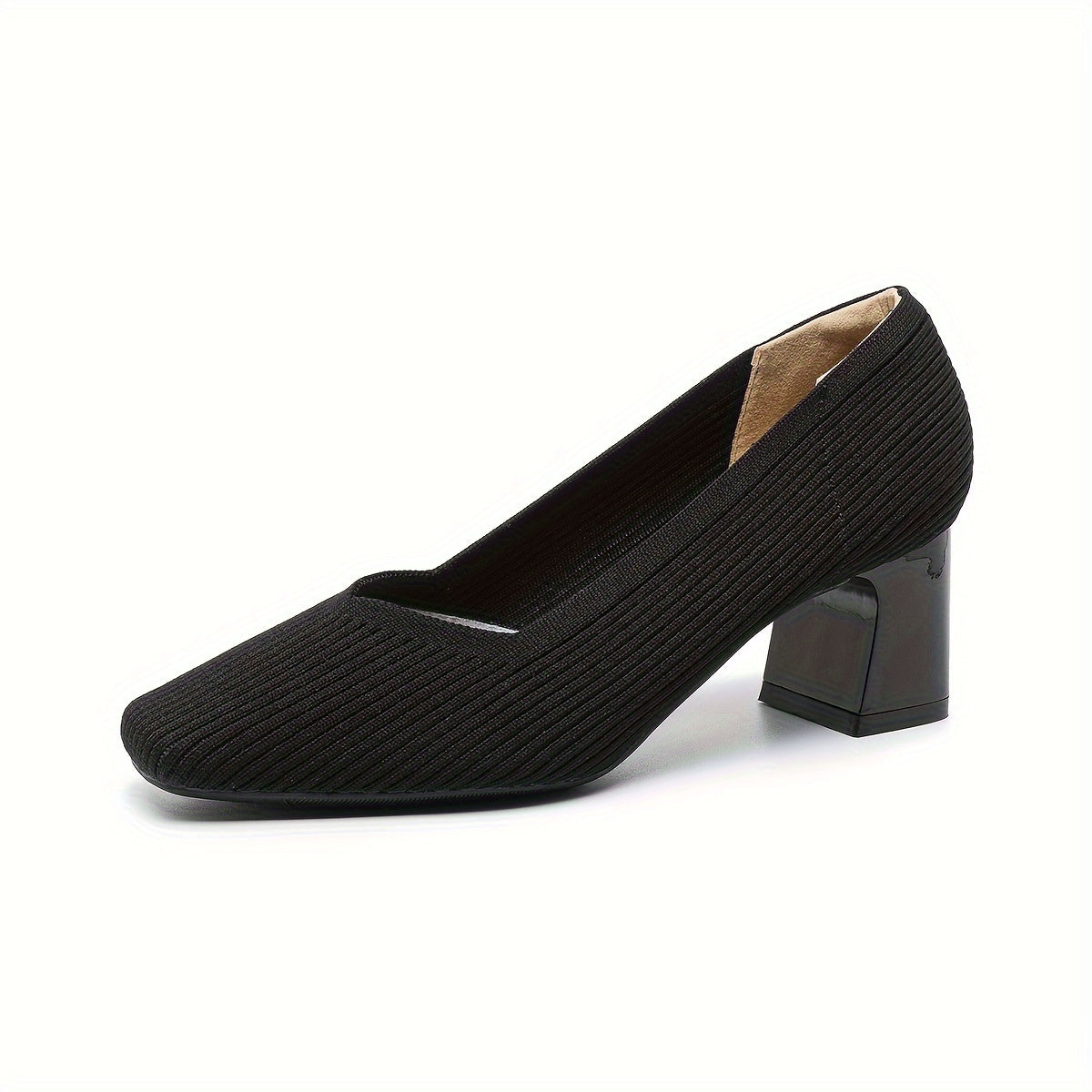 Tanya | Women’s Textured Block Heel Pumps