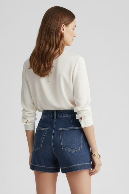 Tinsley | Women’s High-Waist Rolled Hem Shorts
