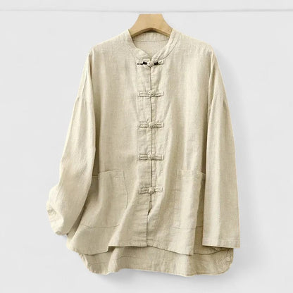 Wyatt | Men’s Comfortable Mandarin Collar Button Up Shirt
