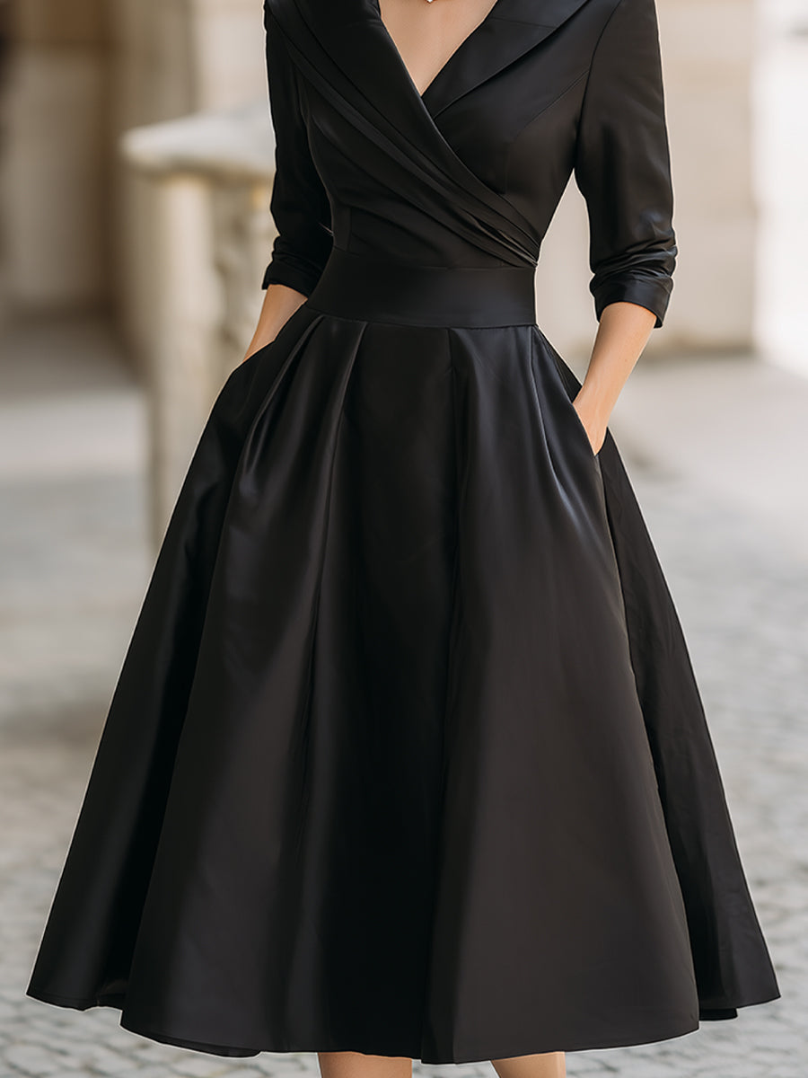 Emily | Women’s Spring Lightweight Wrap Midi Dress