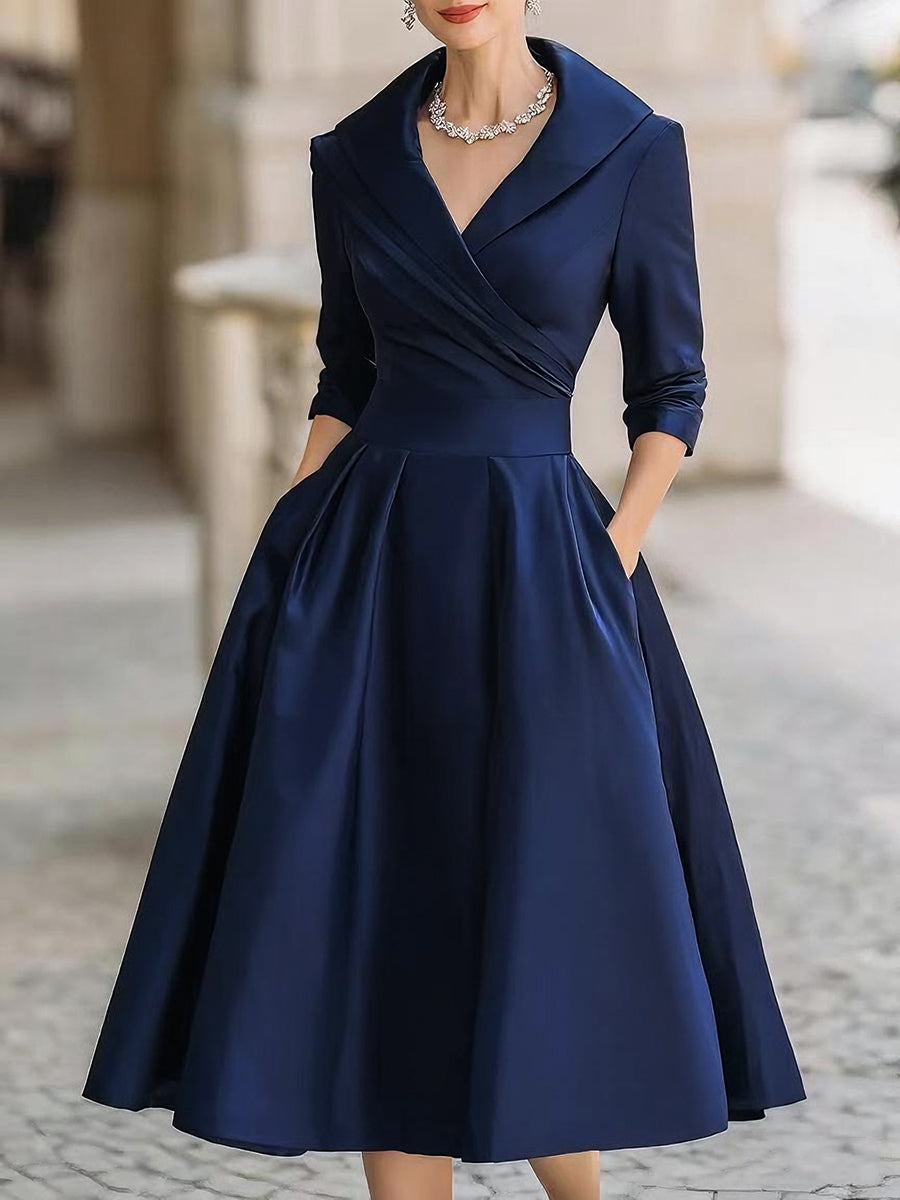 Emily | Women’s Spring Lightweight Wrap Midi Dress