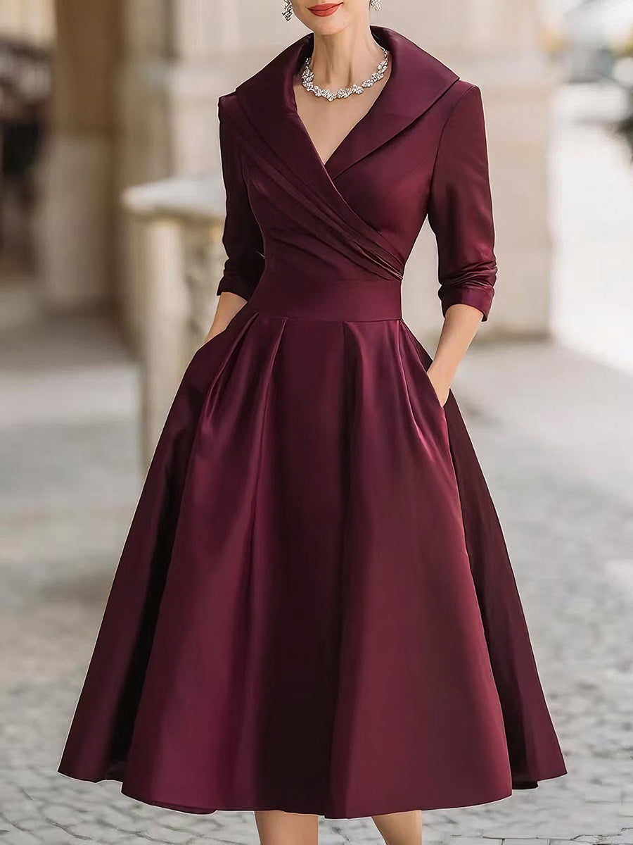 Emily | Women’s Spring Lightweight Wrap Midi Dress