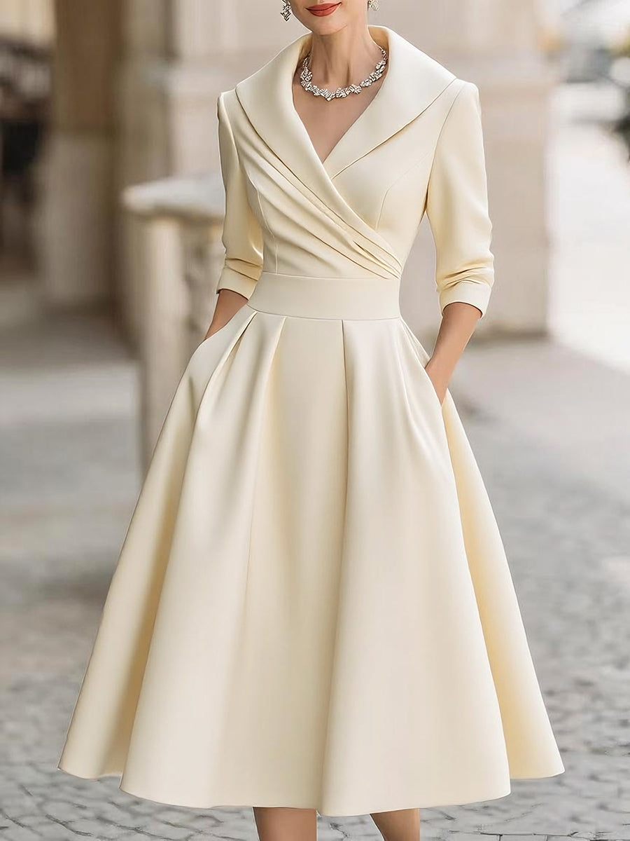 Emily | Women’s Spring Lightweight Wrap Midi Dress