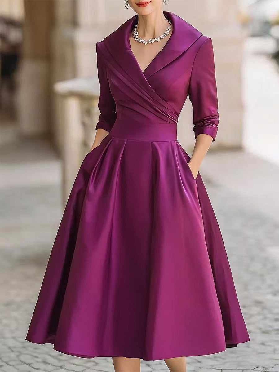 Emily | Women’s Spring Lightweight Wrap Midi Dress