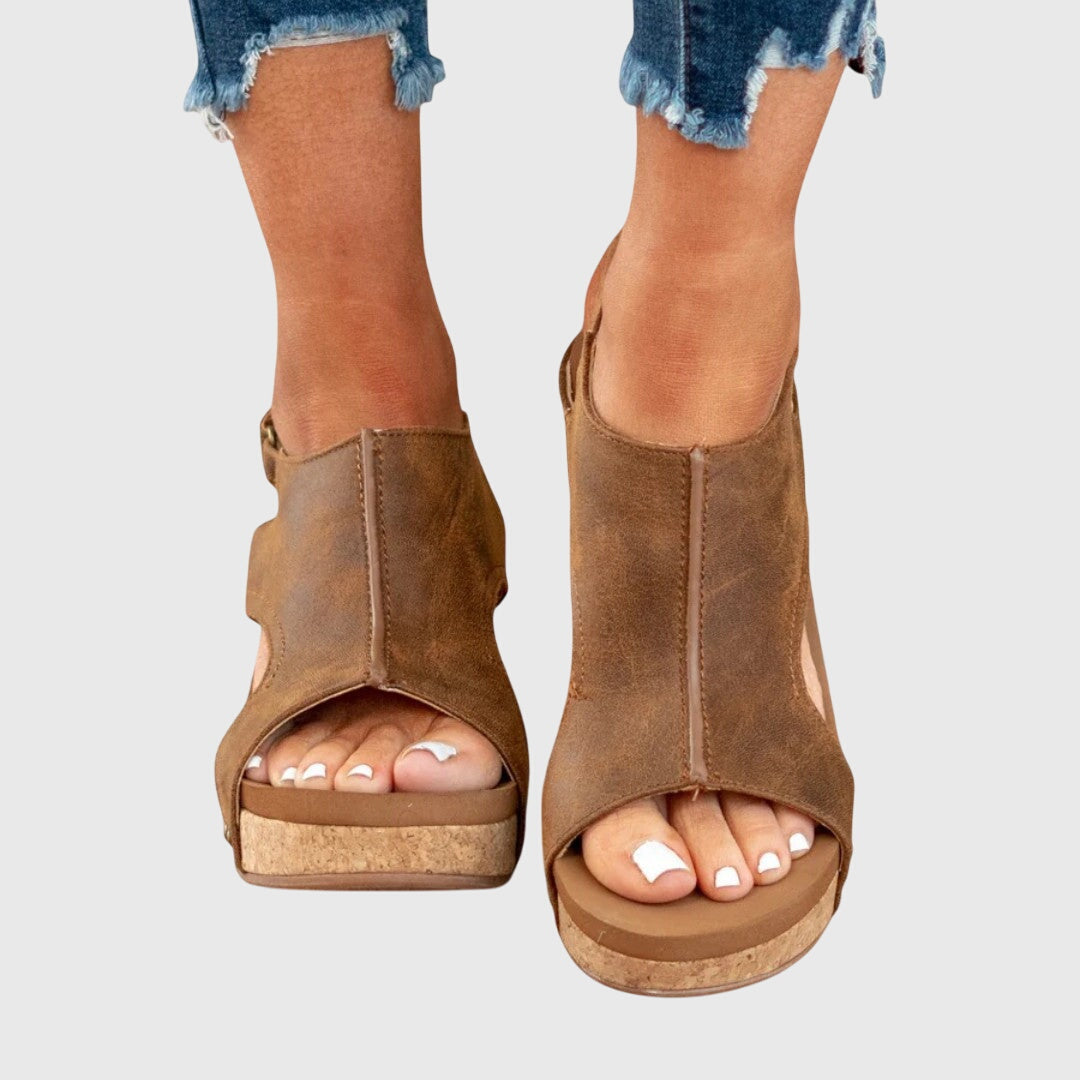 Marla | Women’s Orthopedic Cutout Wedge Sandals