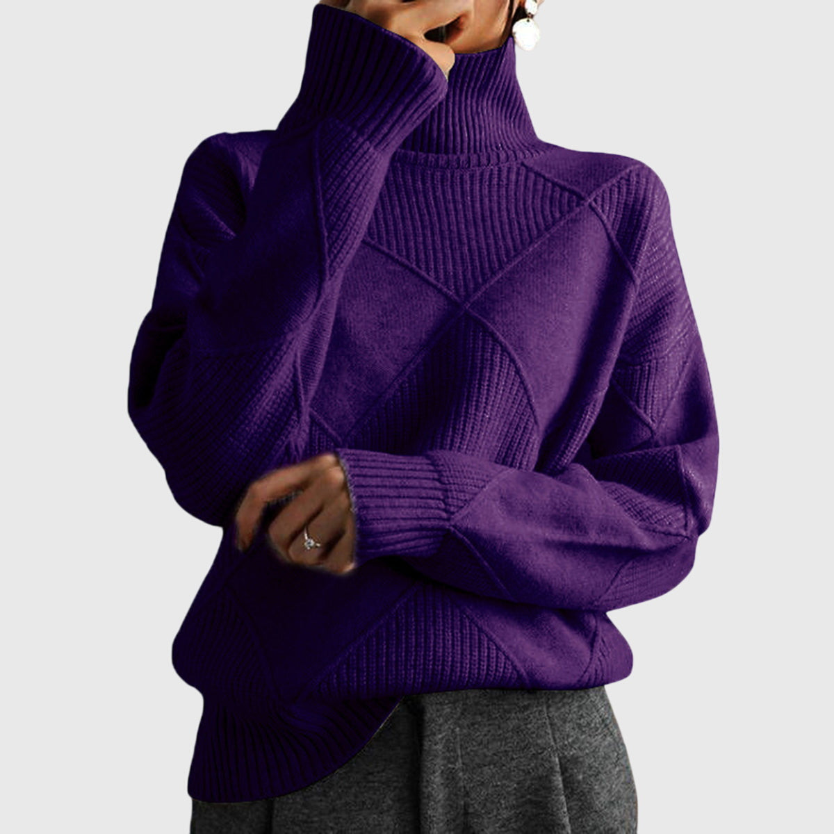 Ellery | Women’s Turtleneck Knit Sweater