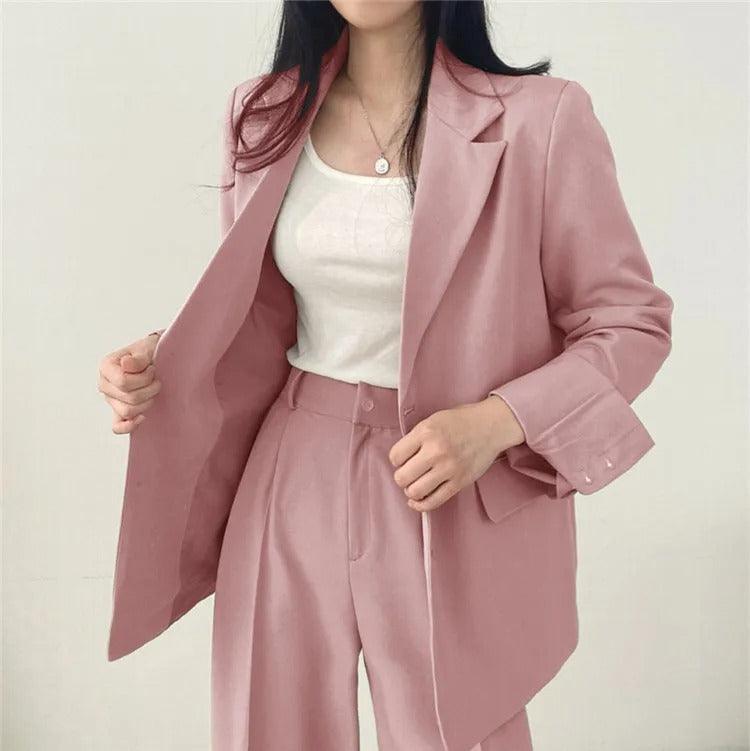 Maris | Women’s Tailored Suit Set with Long Blazer