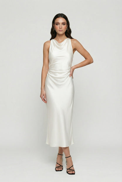 Emerson | Women’s Cut Cowl Midi Dress
