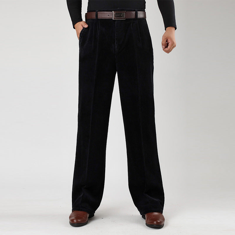 Odin | Men’s Casual High Waist Pleated Trousers