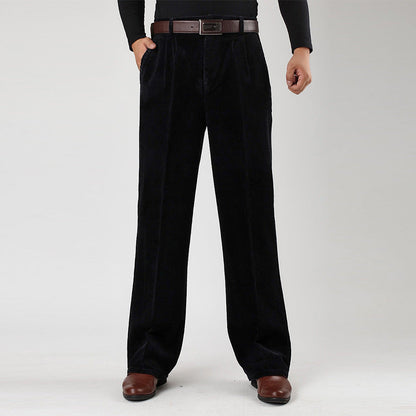 Sebastian | Men’s Casual Cotton Pleated Chino Pants