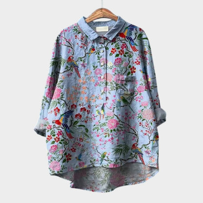Emberly | Women’s Floral Button Up Blouse