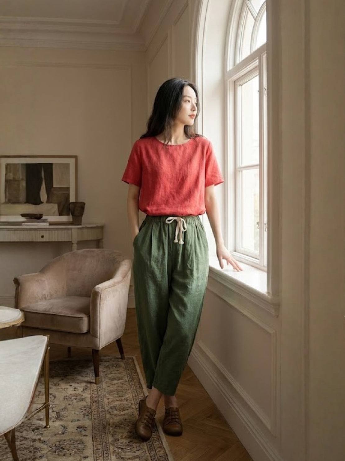 Ann | Women’s Slim Fit Drawstring Pants