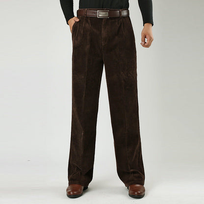 Odin | Men’s Casual High Waist Pleated Trousers