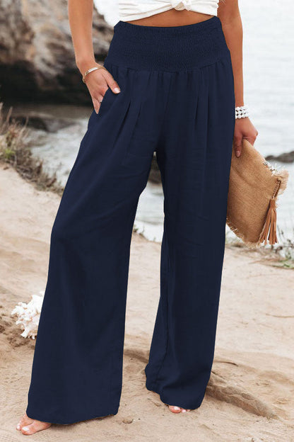 Sienna | Women’s High Waist Wide Leg Trousers