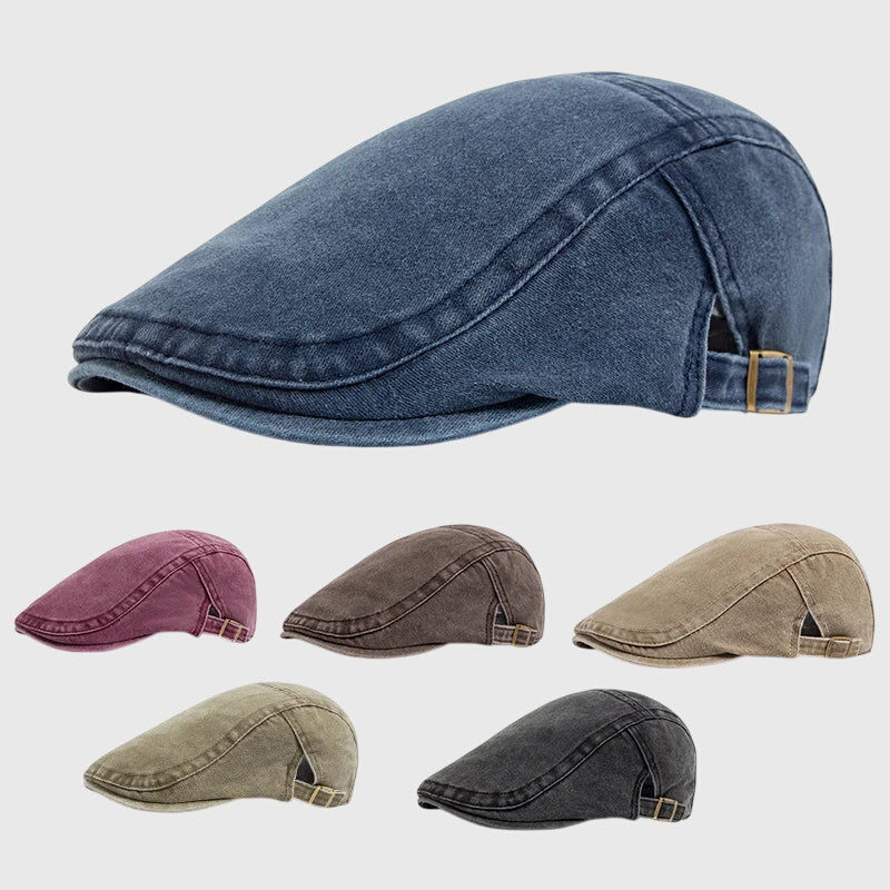 Dale | Women’s Classic Washed Cotton Beret Cap