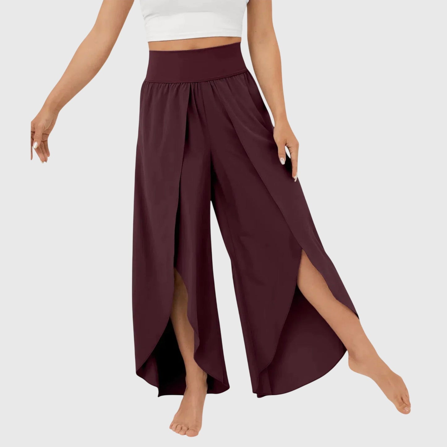 Brixton | Women’s Boho Wide Leg Split Hem Pants