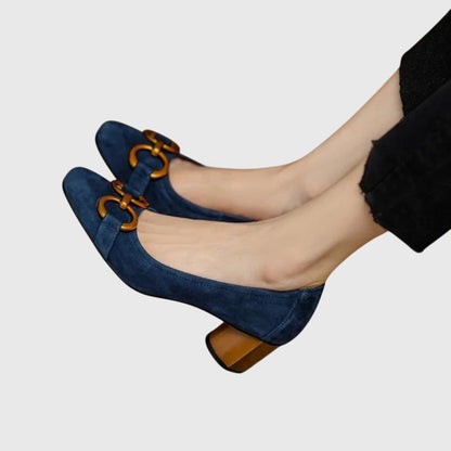 Liora | Women’s Stylish Block Heel Pumps
