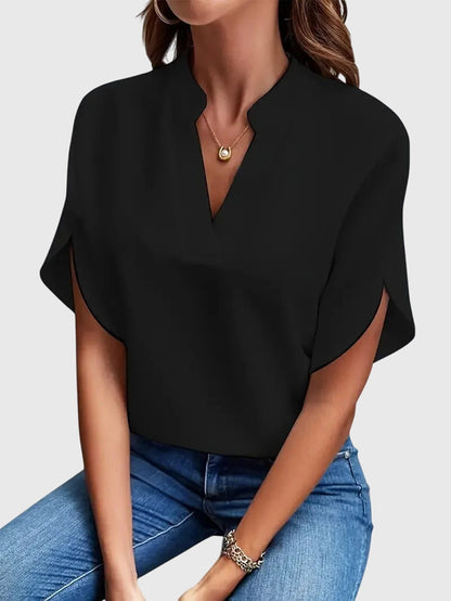 Madison | Women’s Soft Elegant V-Neck Blouse