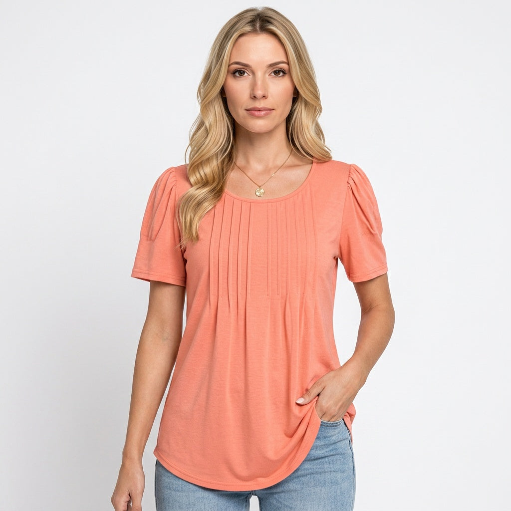 Dahlia | Women’s Round Neck Blouse
