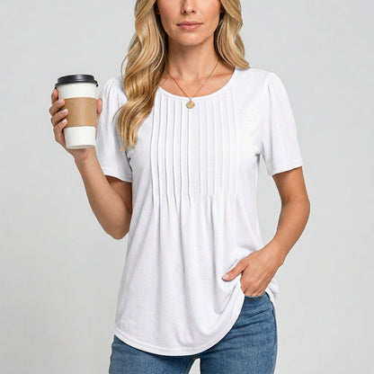 Dahlia | Women’s Round Neck Blouse