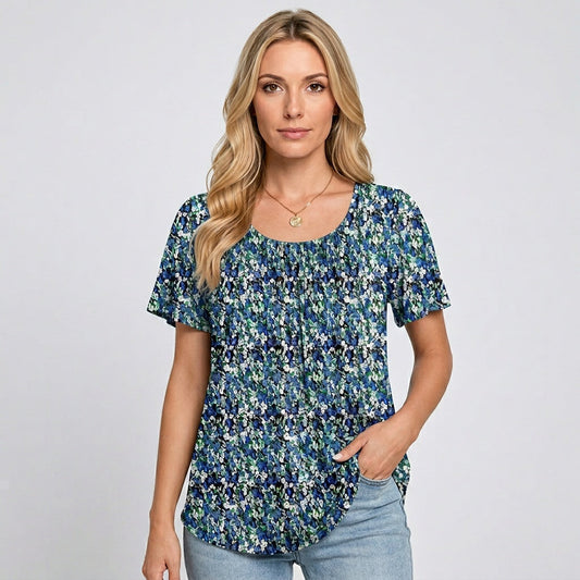 Dahlia | Women’s Round Neck Blouse