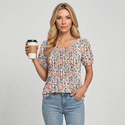 Dahlia | Women’s Round Neck Blouse