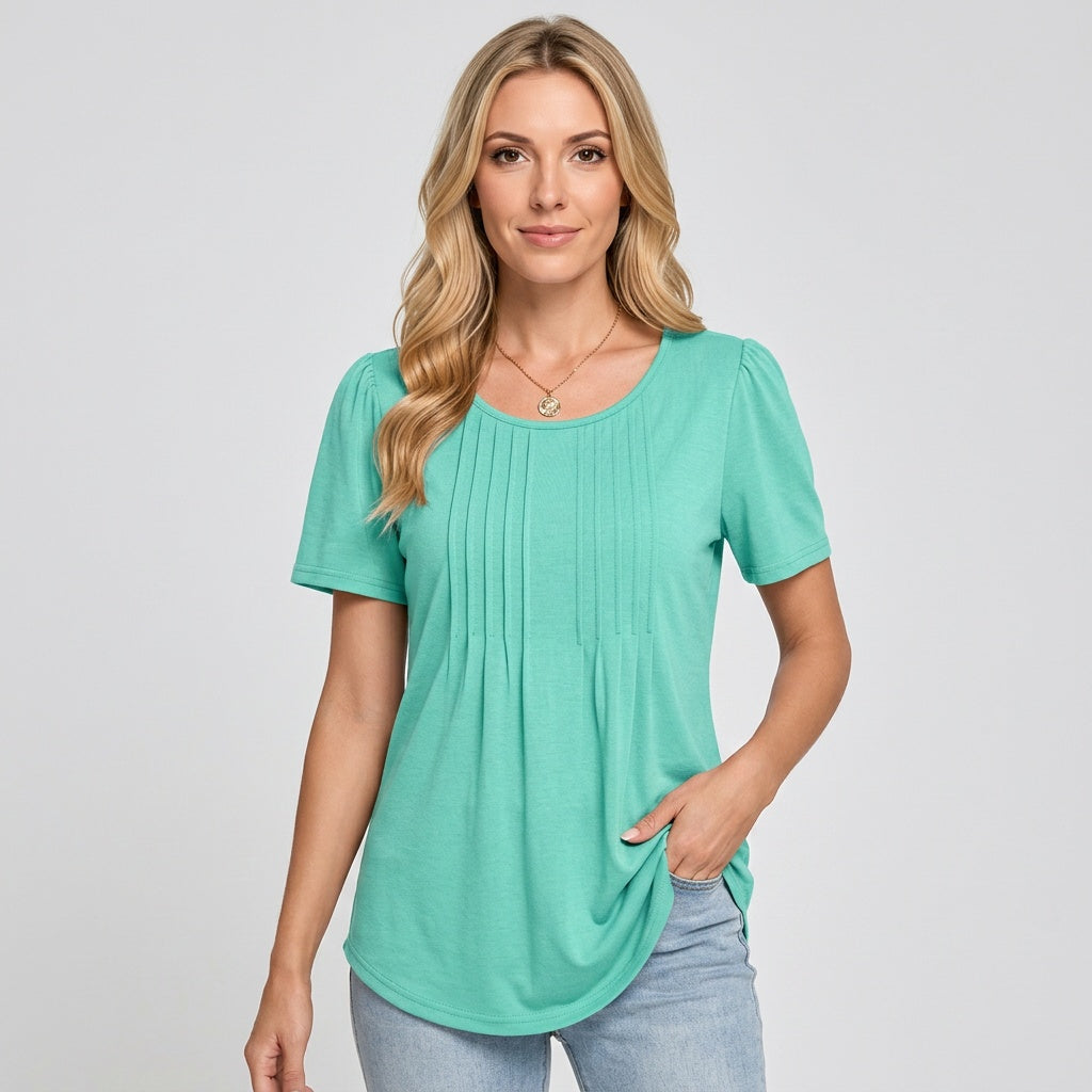 Dahlia | Women’s Round Neck Blouse