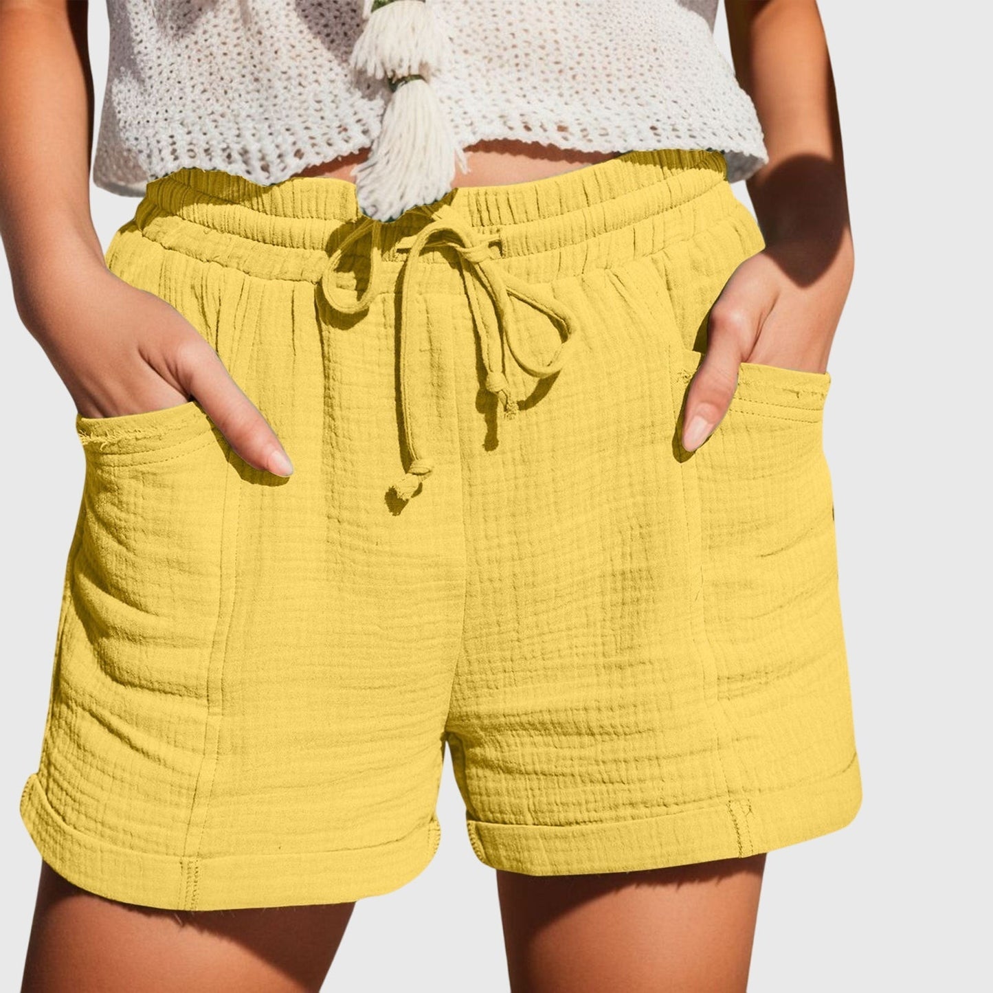 Juniper | Women’s Elegant Drawstring Summer Shorts