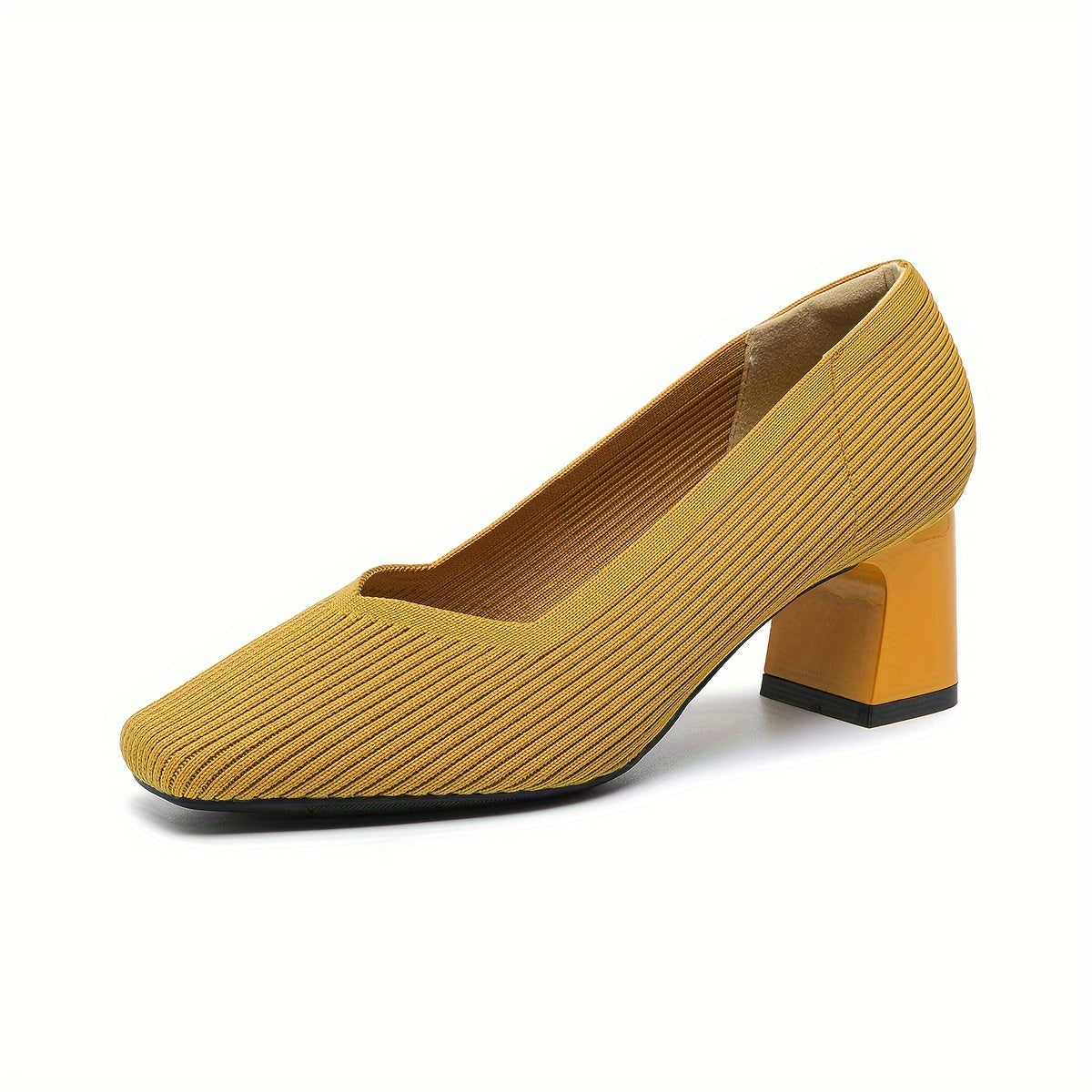 Tanya | Women’s Textured Block Heel Pumps