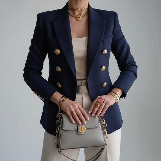 Fiona | Women’s Double Breasted Tailored Blazer