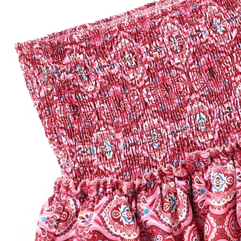 Kairi | Women’s Spring Mini Skirt Dress with Tiered Ruffle Hem