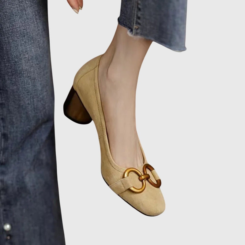 Liora | Women’s Stylish Block Heel Pumps