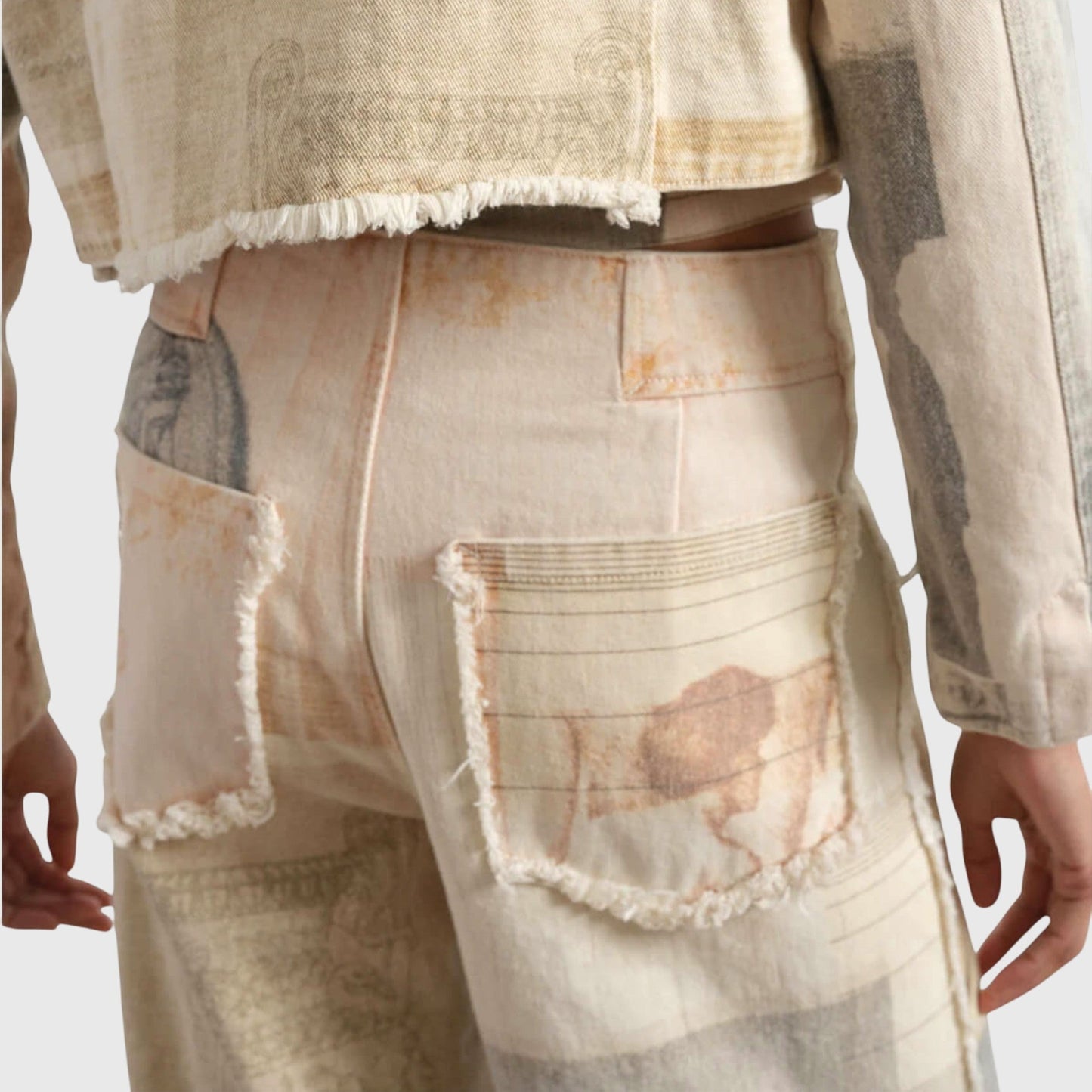 Kara | Women’s Wide Leg Printed Trousers