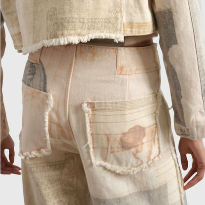 Kara | Women’s Wide Leg Printed Trousers