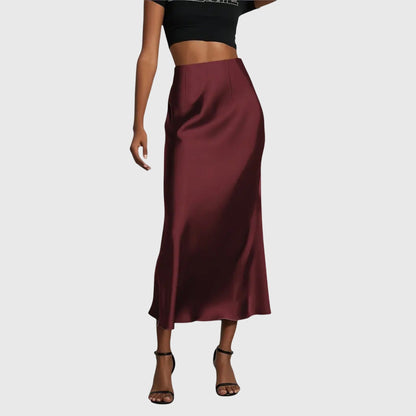 Whitney | Women’s Bias-Cut Midi Skirt