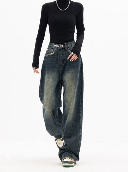 Tricia | Women’s High-Rise Casual Wide-Leg Denim