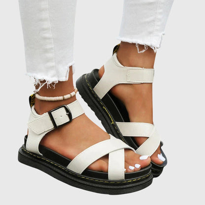 Soraya | Women’s Comfy Double Strap Platform Sandals