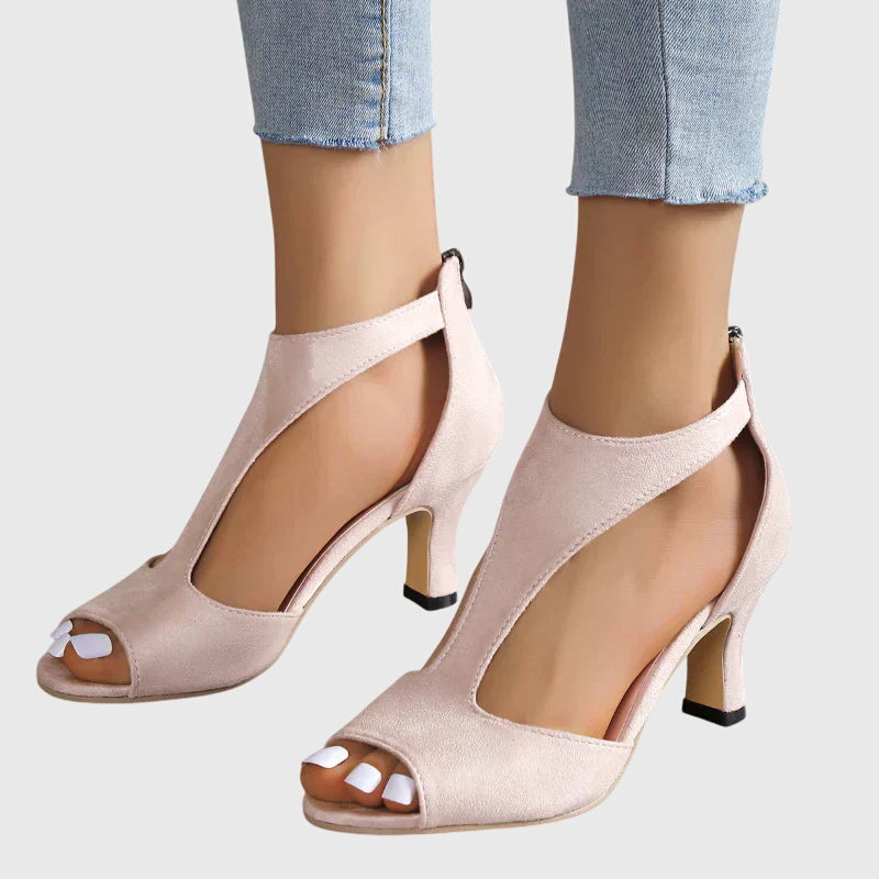 Soraya | Women’s Spring Cutout Open Toe Heels