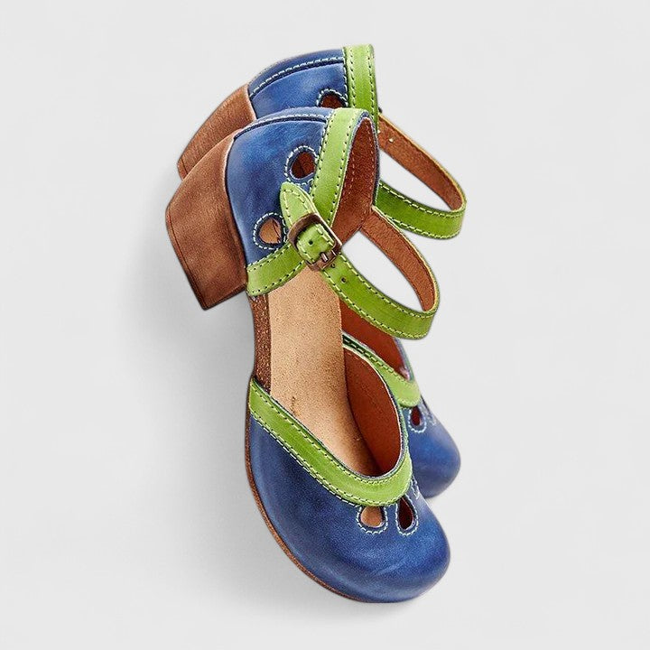 Aubriella | Women’s Orthopedic Colorblock Cutout Sandals