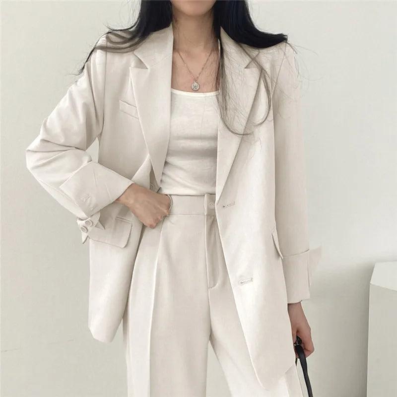 Maris | Women’s Tailored Suit Set with Long Blazer