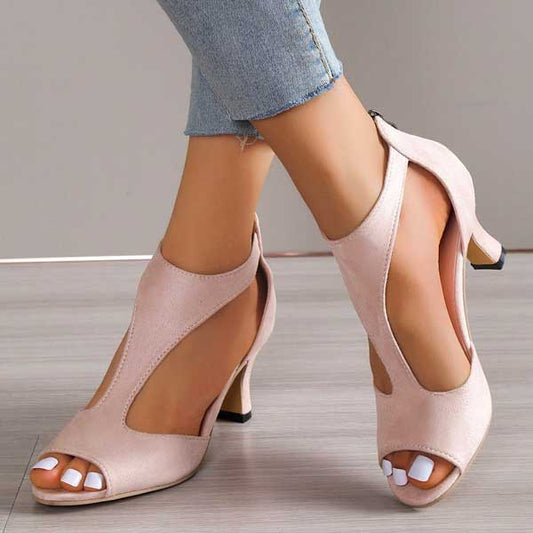 Angela | Women’s Blush Heel Sandals