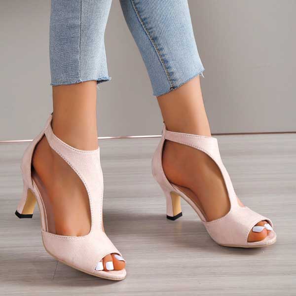 Angela | Women’s Blush Heel Sandals