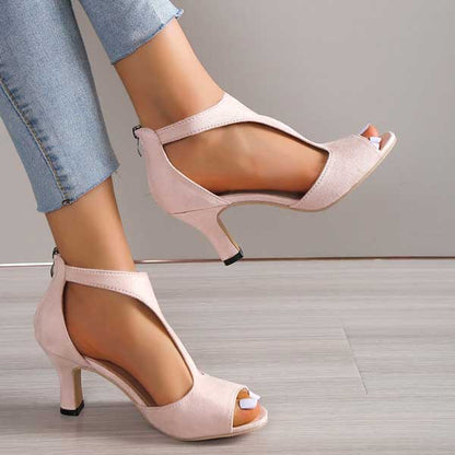 Angela | Women’s Blush Heel Sandals