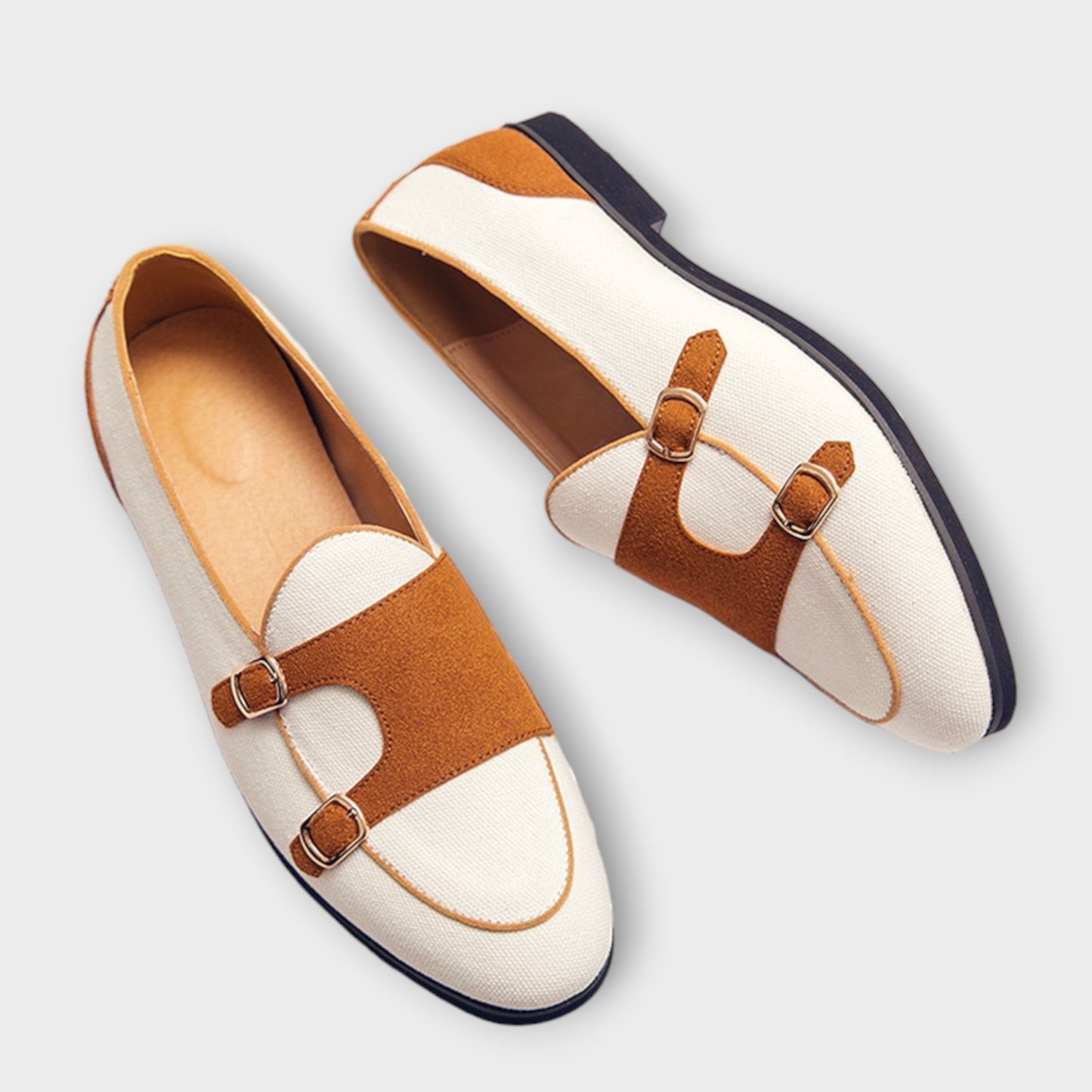 Ilonah | Women’s Soft Buckle Strap Comfort Flats
